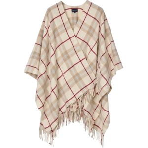 Lexington Clothing Checked Recycled Wool Blend Poncho ONE SIZE Beige ONE SIZE Lexington Clothing Checked Recycled Wool Blend Poncho ONE SIZE Beige ONE SIZE
