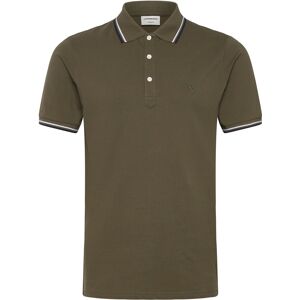 Lindbergh Polo Pique W. Contrast Piping L Khaki L Lindbergh Polo Pique W. Contrast Piping L Khaki L