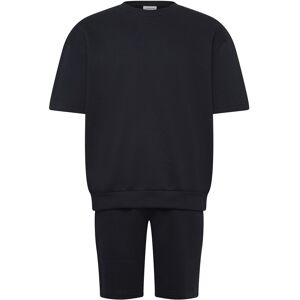 Lindbergh Oversized S/S Sweatshirt+Shorts S Navy S Lindbergh Oversized S/S Sweatshirt+Shorts S Navy S
