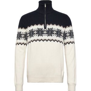 Lindbergh Jacquard Half Zip Christmas Knit XXL Patterned XXL Lindbergh Jacquard Half Zip Christmas Knit XXL Patterned XXL