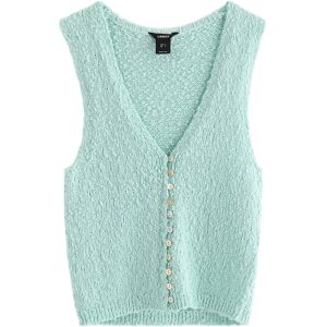 Lindex Vest Lillie Knitted XS Blue XS Lindex Vest Lillie Knitted XS Blue XS
