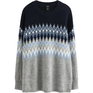 Lindex Stickad Tröja L Grey L Lindex Stickad Tröja L Grey L