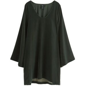 Lindex Dress Mini Velvet L Green L Lindex Dress Mini Velvet L Green L
