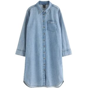 Lindex Shirt Dress In Denim S Blue S Lindex Shirt Dress In Denim S Blue S