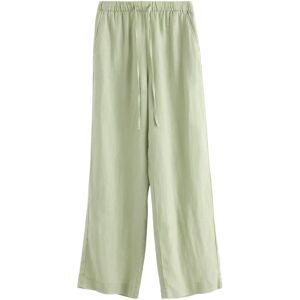 Lindex Straight Bella Linen Trousers 40 Green 40 Lindex Straight Bella Linen Trousers 40 Green 40