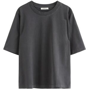 Lindex Oversized T-Shirt In Washed Cotton M Black M Lindex Oversized T-Shirt In Washed Cotton M Black M
