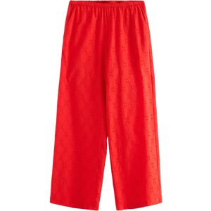 Lindex Trousers With Embroidery XXL Red XXL Lindex Trousers With Embroidery XXL Red XXL