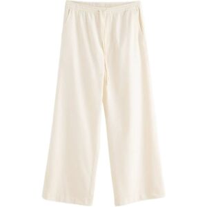 Lindex Wide Trousers With Elastic Waist 44/46 Cream 44/46 Lindex Wide Trousers With Elastic Waist 44/46 Cream 44/46