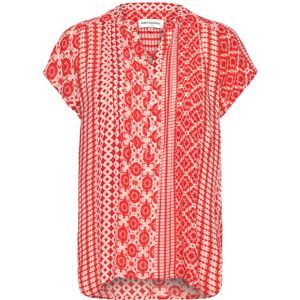 Lollys Laundry Heatherll Top Ss XS Red XS Lollys Laundry Heatherll Top Ss XS Red XS