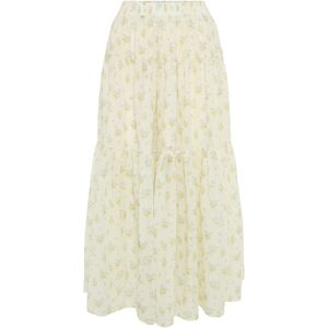 Lollys Laundry Sunsetll Maxi Skirt M Cream M Lollys Laundry Sunsetll Maxi Skirt M Cream M