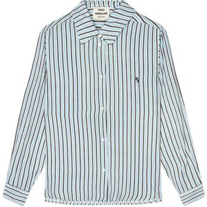 Mads Nørgaard Delicate Twill Crane Shirt Aop 38 Blue 38 Mads Nørgaard Delicate Twill Crane Shirt Aop 38 Blue 38