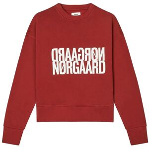 Mads Nørgaard Original Sweat Tilvina Sweatshirt S Red S Mads Nørgaard Original Sweat Tilvina Sweatshirt S Red S