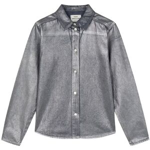 Mads Nørgaard Metallic Denim Calva Shirt 40 Grey 40 Mads Nørgaard Metallic Denim Calva Shirt 40 Grey 40