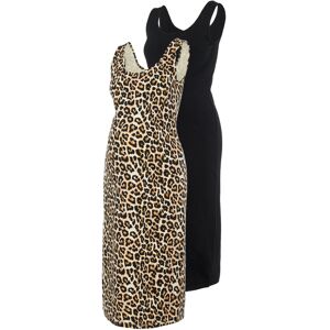 Mamalicious Mlsannie Sl Midi Dress 2-P M Black M Mamalicious Mlsannie Sl Midi Dress 2-P M Black M