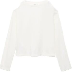 Mango Cut-Out T-Shirt 11-12 White 11-12 Mango Cut-Out T-Shirt 11-12 White 11-12
