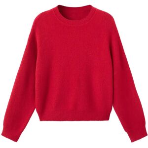 Mango Round-Neck Knitted Sweater S Red S Mango Round-Neck Knitted Sweater S Red S