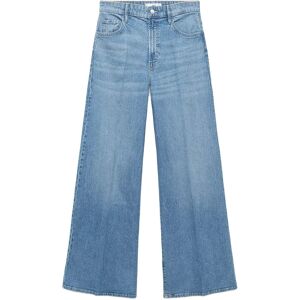 Mango High-Waisted Wideleg Jeans 44 Blue 44 Mango High-Waisted Wideleg Jeans 44 Blue 44