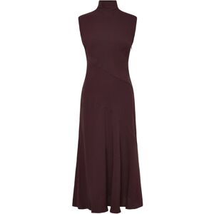 Mango A-Line Turtleneck Dress M Burgundy M Mango A-Line Turtleneck Dress M Burgundy M