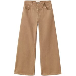 Mango Wide Leg Mid-Rise Loose-Fit Jeans 44 Beige 44 Mango Wide Leg Mid-Rise Loose-Fit Jeans 44 Beige 44