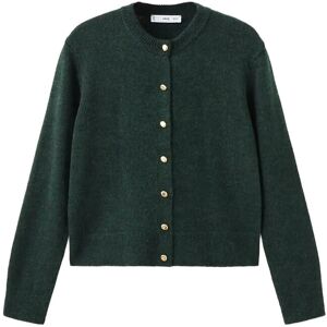 Mango Knitted Button Cardigan XS Green XS Mango Knitted Button Cardigan XS Green XS