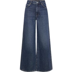 Mango Wide Leg Studded Jeans 34 Blue 34 Mango Wide Leg Studded Jeans 34 Blue 34