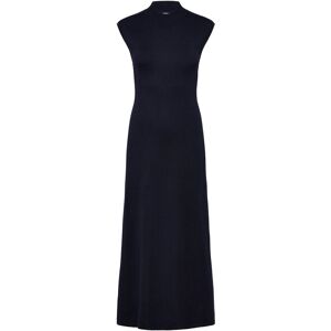 Mango Perkins-Neck Knitted Dress XS Navy XS Mango Perkins-Neck Knitted Dress XS Navy XS