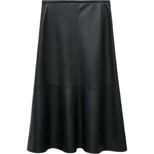 Mango Faux-Leather Midi-Skirt 36 Black 36 Mango Faux-Leather Midi-Skirt 36 Black 36