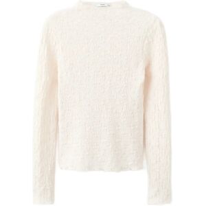 Mango Textured Crepe Top S Cream S Mango Textured Crepe Top S Cream S