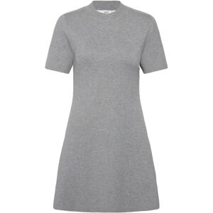 Mango Fine-Knit Flared Dress S Grey S Mango Fine-Knit Flared Dress S Grey S