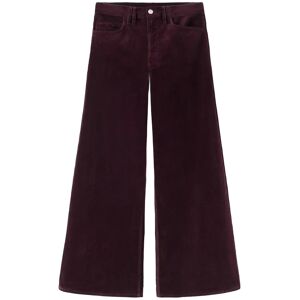 Mango Wide Leg Corduroy Jeans 36 Burgundy 36 Mango Wide Leg Corduroy Jeans 36 Burgundy 36