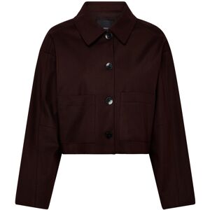 Mango Cropped Jacket With Pockets L Brown L Mango Cropped Jacket With Pockets L Brown L