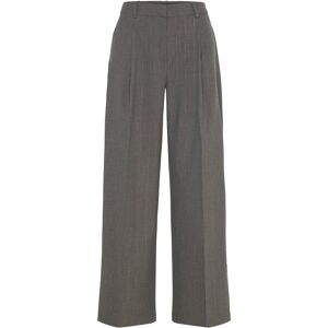 Mango Pleated Wide Leg Trousers 36 Grey 36 Mango Pleated Wide Leg Trousers 36 Grey 36