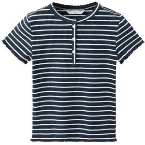 Mango Striped Jersey T-Shirt 13-14 Navy 13-14 Mango Striped Jersey T-Shirt 13-14 Navy 13-14