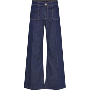 Mango Wide Leg Jeans With Pockets 36 Navy 36 Mango Wide Leg Jeans With Pockets 36 Navy 36