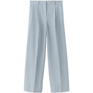 Mango Pinstripe Suit Trousers 36 Blue 36 Mango Pinstripe Suit Trousers 36 Blue 36