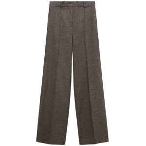 Mango Flecked Suit Trousers 38 Brown 38 Mango Flecked Suit Trousers 38 Brown 38
