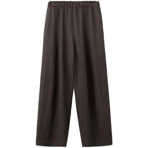 Mango Mid-Rise Lyocell Trousers M Brown M Mango Mid-Rise Lyocell Trousers M Brown M