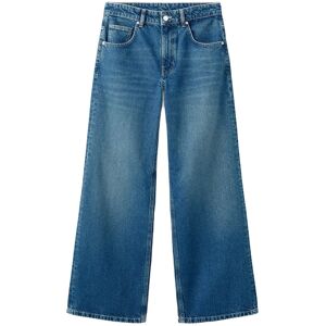 Mango Mid-Rise Straight Jeans 46 Blue 46 Mango Mid-Rise Straight Jeans 46 Blue 46