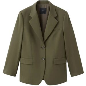 Mango Double-Breasted Suit Jacket L Khaki L Mango Double-Breasted Suit Jacket L Khaki L