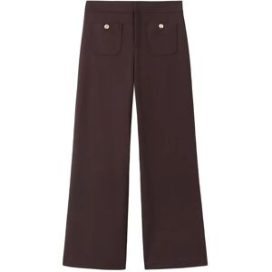 Mango Straight Trousers With Jewel Buttons 38 Gold 38 Mango Straight Trousers With Jewel Buttons 38 Gold 38