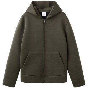 Mango Neoprene Effect Zip-Up Sweatshirt XXL Khaki XXL Mango Neoprene Effect Zip-Up Sweatshirt XXL Khaki XXL