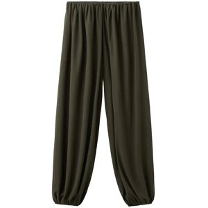Mango Mid-Rise Harem Pants XL Khaki XL Mango Mid-Rise Harem Pants XL Khaki XL