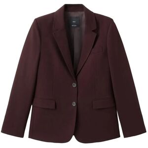Mango Straight-Fit Suit Blazer L Burgundy L Mango Straight-Fit Suit Blazer L Burgundy L