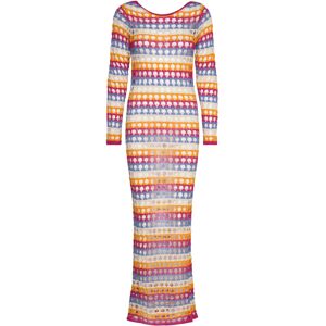 Mango Multi-Coloured Crochet Dress XS Patterned XS Mango Multi-Coloured Crochet Dress XS Patterned XS