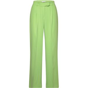 Mango Wideleg Pleated Trousers 36 Green 36 Mango Wideleg Pleated Trousers 36 Green 36