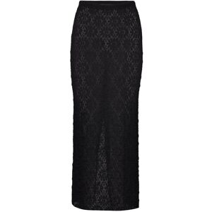 Mango Open Textured Skirt XS Black XS Mango Open Textured Skirt XS Black XS