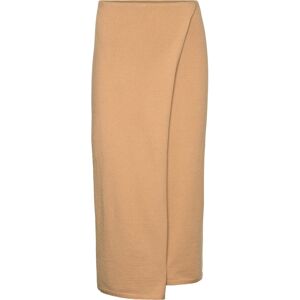 Mango Knit Wrap Skirt L Beige L Mango Knit Wrap Skirt L Beige L