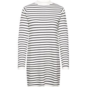Mango Striped Jersey Dress XS White XS Mango Striped Jersey Dress XS White XS