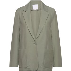Mango Pockets Suit Blazer XS Green XS Mango Pockets Suit Blazer XS Green XS