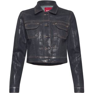 Mango Foil Structured Denim Jacket S Navy S Mango Foil Structured Denim Jacket S Navy S